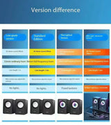 USB powered desktop computer speakers