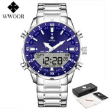 WWOOR Mens Luxury Digital