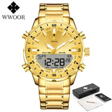 WWOOR Mens Luxury Digital