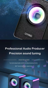 USB powered desktop computer speakers