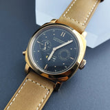 44MM Mens Fully Automatic Mechanical Watch 