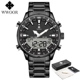 WWOOR Mens Luxury Digital
