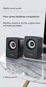 USB powered desktop computer speakers