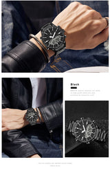 WWOOR Mens Luxury Digital