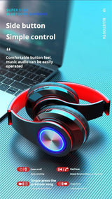 wireless bluetooth gaming headset with microphone