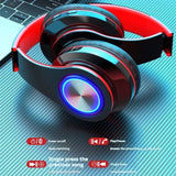 wireless bluetooth gaming headset with microphone