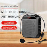portable teacher voice amplifier with microphone