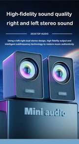 USB powered desktop computer speakers