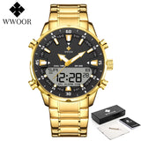 WWOOR Mens Luxury Digital