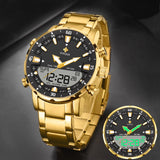 WWOOR Mens Luxury Digital