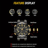 Men’s Waterproof Dual-Display 