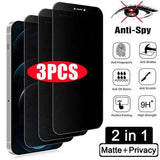 anti-peeping tempered glass screen protector for iPhone