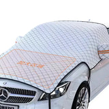 car windshield snow cover